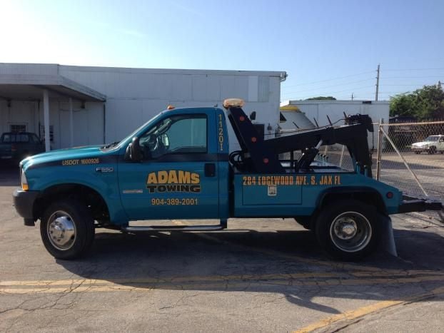 Service vehicle for Adams Towing